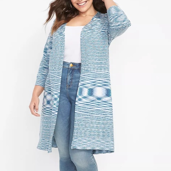 Open-Front Spacedye Duster - Picture 2 of 7